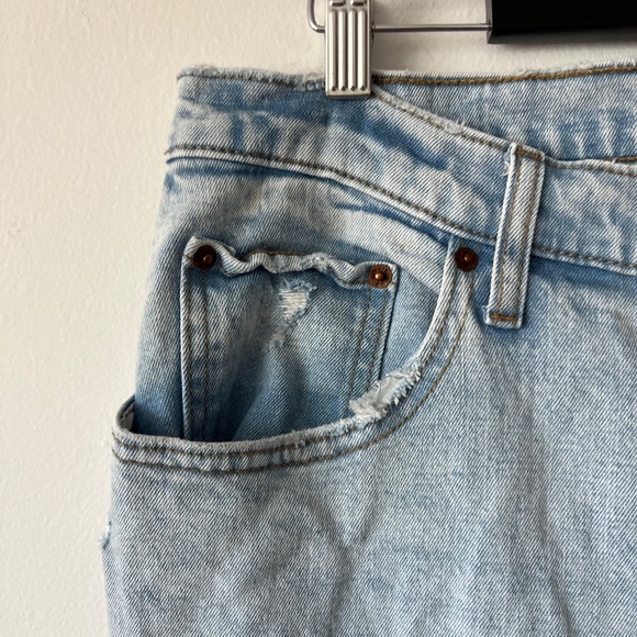 Abercrombie & Fitch Curve Love Ultra High Rise 90s Slim Straight Jean 34 / 18L - Picture 5 of 7